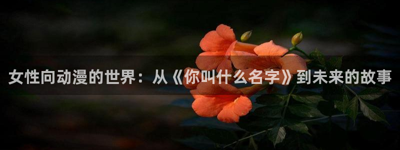 age动漫官_方：女性向动漫的世界：从《你叫什么名字》到未来的故事